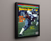 Football Autograph SI Print - Tony Dorsett Man on the Run - Cowboy Flash Football Vintage Framed Prints Floating Canvas 16x20