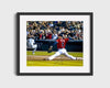 Freddie Freeman Autograph Print - Stretch at First - Golden Glove Hustle