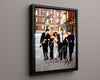 Friends - Cast Walking Scene - Autograph Print Television Vintage Framed Prints Floating Canvas 16x20