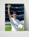 Gareth Bale Autograph Print - Real Madrid - Victory Salute Soccer FramedSportPrints Poster 16x20