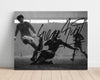 George Best - Manchester United - Sliding Finish Soccer FramedSportPrints Poster 16x20