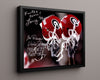 Georgia Autograph Print - Dooley & Munson - Hunker Down Helmets College FSPrints Floating Canvas 16x20