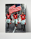 Georgia Autograph Print - Gurley & Dawgs - Stars & Stripes College FSPrints Poster 16x20