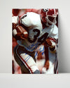 Georgia Autograph Print - Herschel Walker - Legendary Run College FSPrints Poster 16x20