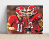 Georgia Autograph Print - Murray & Gurley - Dawgs Duo College FSPrints Poster 16x20