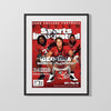 Georgia Autograph SI Print - Matthew Stafford - Preseason Number 1 Dawgs College FSPrints Gallery Frame 16x20