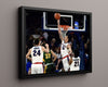 Gonzaga Autograph Print - Br&on Clarke Block - Zags Rejection College FSPrints Floating Canvas 16x20