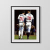 Greg Maddux and Chipper Jones Autograph Print - Walk-Off Stroll - Brains and Bats