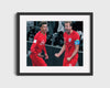 Harry Kane and Dele Alli - England - World Cup 2018 Celebration Soccer FramedSportPrints Gallery Frame 16x20