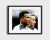 Harry Kane and Dele Alli - Tottenham Hotspur - Dual Signed Focus Soccer FramedSportPrints Gallery Frame 16x20