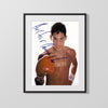 Hector Camacho Autograph Print - Macho Man Pose - Flash and Fury Boxing FSPrints Gallery Frame 16x20