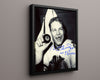 Hockey Autograph Print - Bobby Hull - First 50th Goal Hockey FSPrints Floating Canvas 16x20