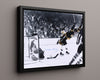 Hockey Autograph Print - Bobby Orr - The Flying Goal Hockey FSPrints Floating Canvas 16x20