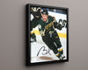 Hockey Autograph Print - Brett Hull - Dallas Star Power Hockey FSPrints Floating Canvas 16x20