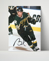 Hockey Autograph Print - Brett Hull - Dallas Star Power Hockey FSPrints Poster 16x20