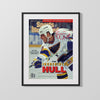 Hockey Autograph Print - Brett Hull - The Incredible Hull Hockey FSPrints Gallery Frame 16x20