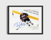 Hockey Autograph Print - Brett Hull - USA Power Hockey FSPrints Gallery Frame 16x20