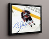Hockey Autograph Print - Brett Hull - USA Power Hockey FSPrints Floating Canvas 16x20