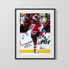 Hockey Autograph Print - Brian Gionta - Board Battle Hockey FSPrints Gallery Frame 16x20