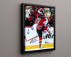 Hockey Autograph Print - Brian Gionta - Board Battle Hockey FSPrints Floating Canvas 16x20