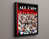 Hockey Autograph Print - Capitals 2018 Champs - All Caps Hockey FSPrints Floating Canvas 16x20