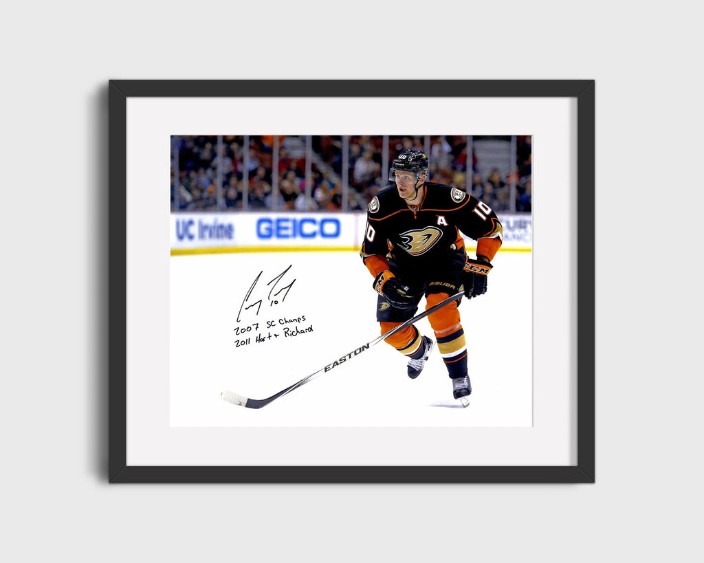 Hockey Autograph Print - Corey Perry - Sniper Style Hockey FSPrints Gallery Frame 16x20