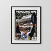 Hockey Autograph Print - Crosby - Kid and the Cup Hockey FSPrints Gallery Frame 16x20