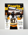Hockey Autograph Print - Crosby Penguins - Deja View Hockey FSPrints Poster 16x20