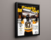 Hockey Autograph Print - Crosby Penguins - Deja View Hockey FSPrints Floating Canvas 16x20