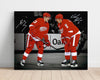 Hockey Autograph Print - Datsyuk and Lidstrom - Red Wings Magic Hockey FSPrints Poster 16x20