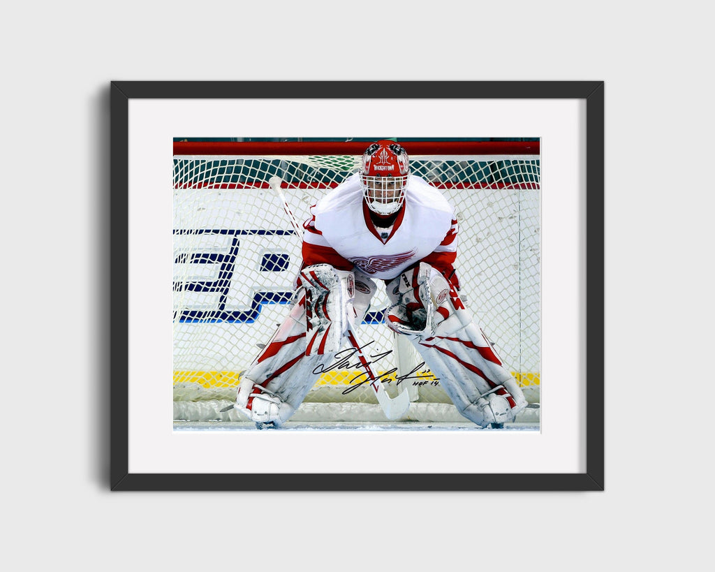 Hockey Autograph Print - Dominik Hasek - The Dominator Hockey FSPrints Gallery Frame 16x20