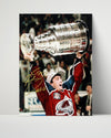 Hockey Autograph Print - Joe Sakic - Captain Clutch Hockey FSPrints Poster 16x20