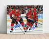 Hockey Autograph Print - Kane and Toews - Dynamic Duo Hockey FSPrints Poster 16x20