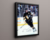 Hockey Autograph Print - Mario Lemieux Penguins - Captain 66 Hockey FSPrints Floating Canvas 16x20