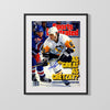 Hockey Autograph Print - Mario Lemieux Penguins - Magnificent 66 Hockey FSPrints Gallery Frame 16x20