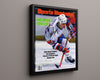 Hockey Autograph Print - Mike Bossy Islanders - Drive for Five Hockey FSPrints Floating Canvas 16x20