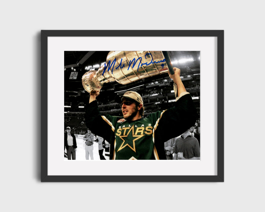 Hockey Autograph Print - Mike Modano - Texas Triumph Hockey FSPrints Gallery Frame 16x20