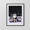 Hockey Autograph Print - Mike Richter Rangers - First Move Save Hockey FSPrints Gallery Frame 16x20