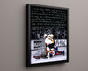 Hockey Autograph Print - Mike Richter Rangers - First Move Save Hockey FSPrints Floating Canvas 16x20