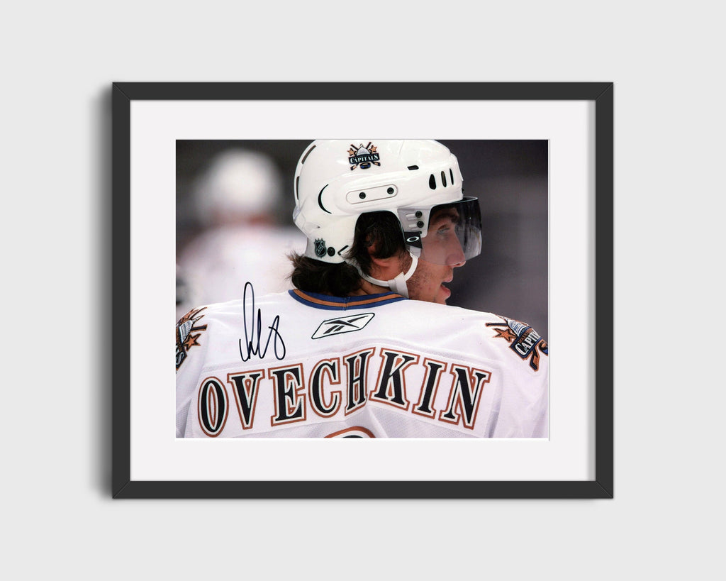 Hockey Autograph Print - Ovechkin - Rookie Look Hockey FSPrints Gallery Frame 16x20