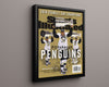 Hockey Autograph Print - Penguins 2015 Champs - Steel City Glory Hockey FSPrints Floating Canvas 16x20