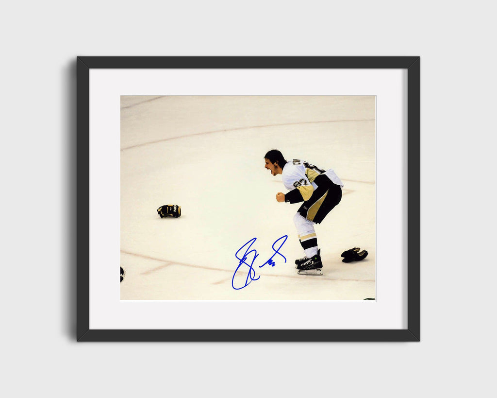 Hockey Autograph Print - Sidney Crosby - Golden Goal Hockey FSPrints Gallery Frame 16x20