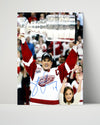 Hockey Autograph Print - Steve Yzerman Red Wings - Cup Captain Hockey FSPrints Poster 16x20