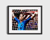 Hope Solo USA Autograph Print - Flag Pride Soccer FramedSportPrints Gallery Frame 16x20