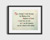 Humor Poster - Meanest SOB - Psalm Remix Humor Vintage Framed Prints Floating Canvas 16x20