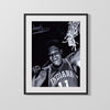 Indiana Autograph Print - Isiah Thomas Cutting Net - Champion Moment College FSPrints Gallery Frame 16x20