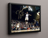 Indiana Autograph Print - Victor Oladipo - Hoosier High Flyer College FSPrints Floating Canvas 16x20