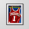Indiana Autograph SI Print - Jersey Cover 1979 - Hoosier Tradition College FSPrints Gallery Frame 16x20