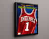 Indiana Autograph SI Print - Jersey Cover 1979 - Hoosier Tradition College FSPrints Floating Canvas 16x20