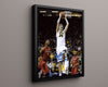 Iowa Autograph Print - Adam Woodbury Dunk - Above the Rim College FSPrints Floating Canvas 16x20